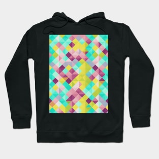 MULTICOLORED DIAMOND DESIGN, DIAMOND PATTERN Hoodie